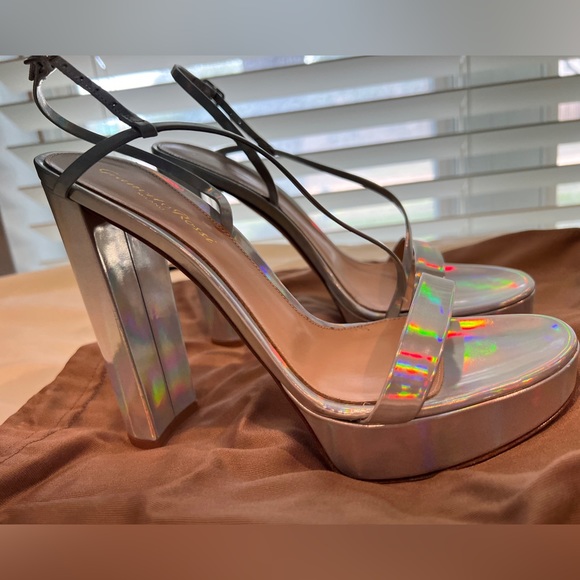 Iridescent high heel sandal - Picture 1 of 3
